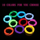 Neon Led Lights Glow El Wire String Strip Rope Tube Decor Car Party   Controller