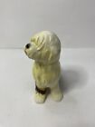 Vintage Goebel Sitting Brown   White Sitting Old English Sheepdog Figurine