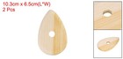 2pcs Pottery Ribs 10 3cm X 6 5cm Wooden Clay Ceramic Sculpting Tools