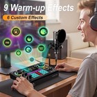 Tenlamp C200-disc Audio Mixer Podcast Equipment Bundle Live Sound Card