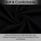 Black Solid Anti Pill Fleece Fabric - 60  Wide - Sold By The Yard   Bolt