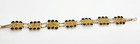 Mid Century Enamel Over Sterling Silver With Gold Wash 6 3 4  Long Nice Vintage