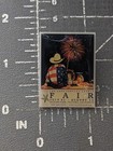 2002 Ventura County Fair California Cowboy Us Flag Fireworks Seaside Park Pin Ca