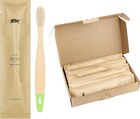 Individually Wrapped Bamboo Toothbrushes For Kids - Eco-conscious 10 Pack