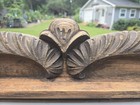 Antique Architectural Salvage Carved Pediment Large