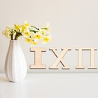 72pcs Decorative Small Big Wooden Letters Wooden Letter Greek For Diy Crafting