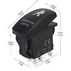 Blue red green Light Control Rocker Toggle Switch For Atv Utv Arb Carling Truck