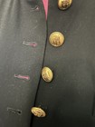 Vintage Dkny Black Label Donna Karan Military Jacket Size 12