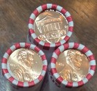 3 Rolls 2025 D Lincoln Shield Cent - Bu Uncirculated - Obw - 2 H h   1 T t