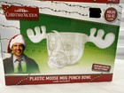 Christmas Vacation Plastic Moose Mug Punch Bowl With 2 Mugs  And 2 Wine Glasses 