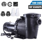 2hp 115-230v Inground Swimming Pool Pump Motor Strainer Hayward Replacement
