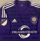 Adidas 2015 16 Orlando City Sc Home Purple Soccer Jersey Men   s Size Large