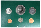 Malawi 1971 Mint Set  flora   Fauna  First Decimal Coinage