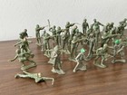 Vintage Lot Of 50 Marx Wwii Navarone Playset American Us Soldiers Green Army Men