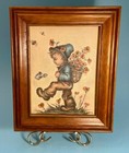 Pair Of Vintage Wood Framed Hummel   Goebel -style Prints By The Artist Evans