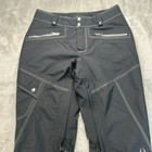 Spyder Me Ski Snowboard Pants Gore-tex Womens Size 2 Black Insulated