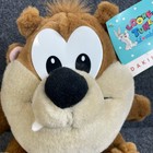 Vintage 1994 Looney Tunes Baby Taz Tazmanian Devil Plush Stuffed Warner Bro 10 