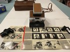 Polaroid Sx-70 Vintage Land Camera With Leather Case With Sx- 70 Self Timer 