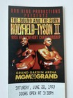 Evander Holyfield Vs Mike Tyson Ii Boxing Full Ticket 1997 Mgm Grand Las Vegas