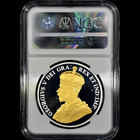2015 Canadian 5 Cent Coin     Ngc Pf-69     Canada Gilt 2 Maple Leaves Nickel Legacy