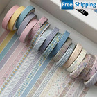 20rolls Vintage Washi Tape Thin 7mm 3 Meters Assorted Pattern Self-adhesiv Paper
