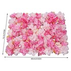 Floral Backdrop Wedding Party Decor 6pcs Artificial Flower Wall Panels 60 40cm