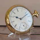 1897 Hamilton Pocket Watch 18s Open Face Grade 927 17 Jewels Adj  Gold Filled