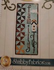 March Quilt Kit - Family Wall Hanging - Shabby Fabrics - A Year In Words