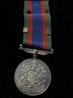 Ww2 Canadian Volunteer Service Medal Cvsm With Overseas Clasp Silver