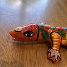 Talavera Mexican Art Pottery Ceramic Iguana Lizard Gecko  7   colorful Cozumel Mex