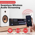 Pyle Wireless Bt Streaming Home Theater Amplifier-w  Disc Player  4000 Watts 
