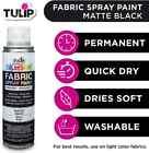 Tulip Colorshot Instant Fabric Color 3 Oz Dyeing Desing Spray Paint Black