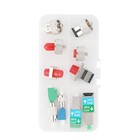 10 Pack Otdr Fiber Optic Connector Adapter Kit Sc fc st lc Fiber Cable Test