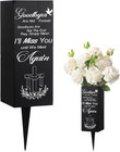 Cemetery Vases For Grave Metal Flower Holder With Spikes Memorial Funeral Gra   