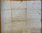 1794 Newton Pennsylvania Document John Quingly Crowell   Item   2