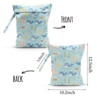 Waterproof Watercolor Ocean Wet Dry Bag For Swimsuits  Diapers   Travel 
