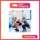 Ok Tape Pro Original Kinesiology Tape Pre-cut Strips  Latex Free Elastic Athleti