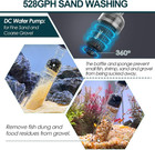 Electric Aquarium Gravel Cleaner  528gph Fish Tank Vacuum  5-in-1 Automatic Sand