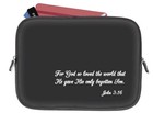 Angelstar Bible Cover Black Bible Case John 3 16 Bag Church Religious Gift New