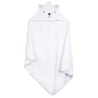 Hooded Baby Towel Soft Absorbent Bear Face Cozy Bath Time Essentials Unisex New