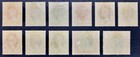 Rhodesia   Nyasaland Qeii 1954-56   d-2s6d Part Set Of 11 Sg  1-12 Mlh Cat   42 