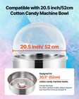 Vevor Cotton Candy Machine Cover Transparent Acrylic Dome Bubble Shield