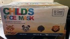 Child Face Mask  age 4-12  Single Use 50 Count Pack - Free Shipping