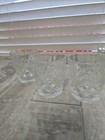 Drambuie Scotch Whiskey Cocktail Glasses Embossed Diamond Cut Clear Set Of 4