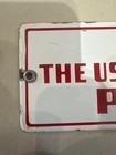 Rare Continental Oil Original Vintage Porcelain Metal 13 75x3 5 Notice Sign Tool
