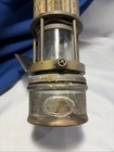 Atq Wolf Safety Lamp Brass Mining Lamp Lantern With Mirror   Gas Fitting Ny Usa