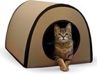 Heated Outdoor Cat House For Outside - Thermo Mod Kitty Shelter  Insulated  W   