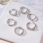 12x Adjustable Round Toe Rings Open Tail Ring Women Beach Foot Jewelry Set Party