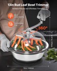 Vevor Manual Bud Leaf Trimmer 13 In Bud Bowl Trimmer Hydroponic Trimming Machine