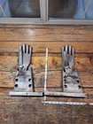 Two Vintage Aluminum Glove Mold Two Right Molds    N20
